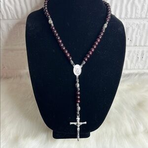 St Michael Wooden Rosary